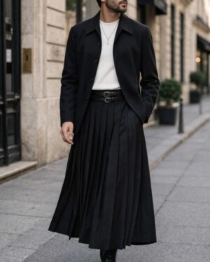 Jupe Plissée Pour Homme